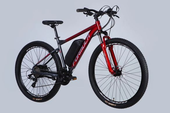 Велосипед з електроприводом 29" AL Formula eF-1 DD CS 48B 12.5А*г 500Вт 2026, Сіро-червоний, 18.5"