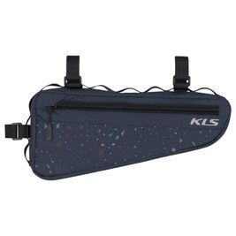 Сумка в треугольник рамы KLS Rectangle 023 дизайн-конфетти, темно-синий