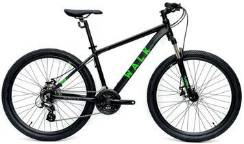 Велосипед 26" WALK Drive 2026, Чорно-зелений, 16" (145-165 см)