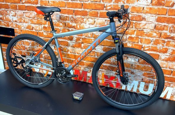 Велосипед Avanti Smart 27.5 ER 2025, Сіро-помаранчевий, 19" (170-190 см)