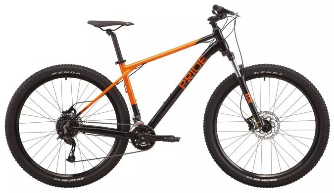 Велосипед 29" Pride REBEL 9.1 2023 чорний (гальма SRAM), Чорний, XL