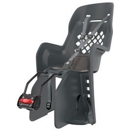 Детское кресло заднее POLISPORT Joy FF на подседельную трубу, 26"-28", 9-22 кг, серое