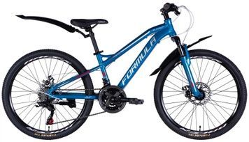Велосипед 24" Formula BLACKWOOD 1.0 DD FR 2026, Темно-синій, 12.5" (125-145 см)