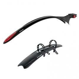 Комплект крыльев POLISPORT Michigan 28" (размер: переднее: 390х45-60мм; заднее: 540х42мм) City/ROAD черный