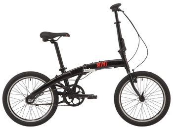 Велосипед 20" Pride MINI 3 2023, Чорно-червоний