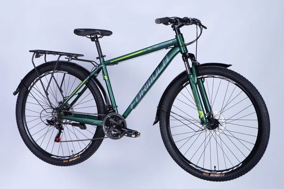 Велосипед 29" Formula MOTION PLUS DD FR 2026, Темно-зелений, 19" (172-188 см)