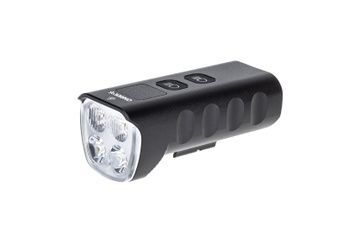 Велосипедна фара ONRIDE Lustron (1600 lm, 6400 mAh, Type-C), Power Bank, інд. заряду, алюмінієва