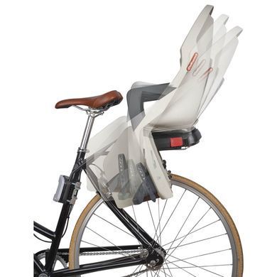 Дитяче крісло заднє POLISPORT Guppy Maxi+ RS на підсідельну трубу, 26"-28", 9-22 кг, кремове
