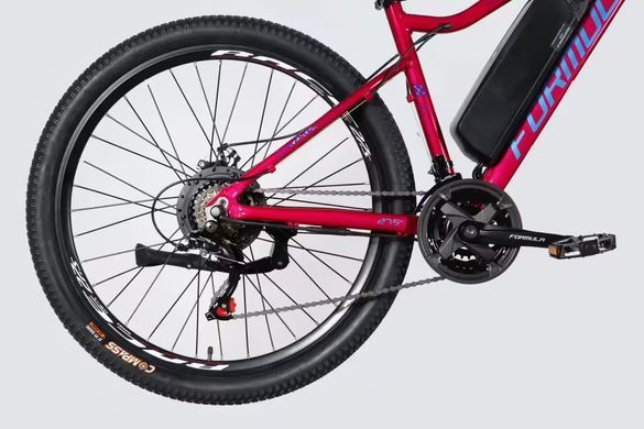 Велосипед з електроприводом 27.5" AL Formula eALPINA DD FR 36B 12.5А*г 500Вт 2026, Малиновий, 17" (160-180 см)