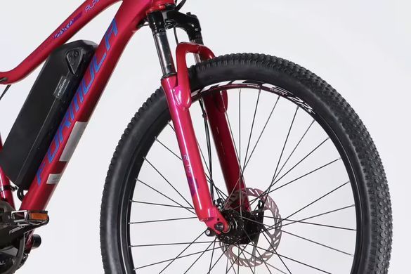 Велосипед з електроприводом 27.5" AL Formula eALPINA DD FR 36B 12.5А*г 500Вт 2026, Малиновий, 17" (160-180 см)