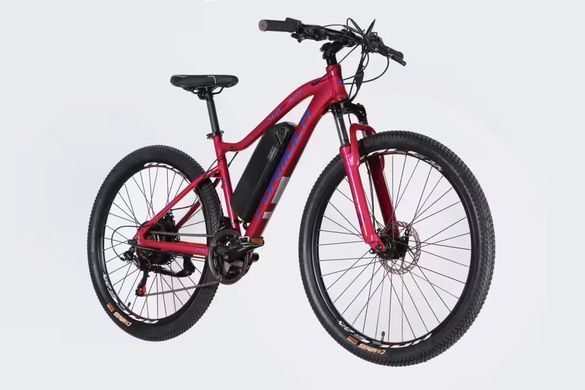Велосипед з електроприводом 27.5" AL Formula eALPINA DD FR 36B 12.5А*г 500Вт 2026, Малиновий, 17" (160-180 см)