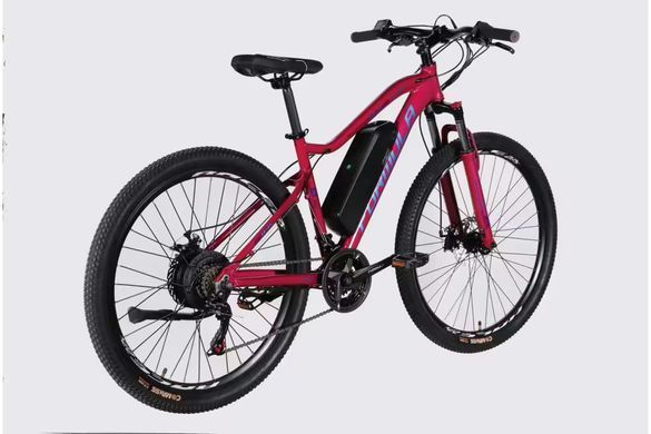 Велосипед з електроприводом 27.5" AL Formula eALPINA DD FR 36B 12.5А*г 500Вт 2026, Малиновий, 17" (160-180 см)