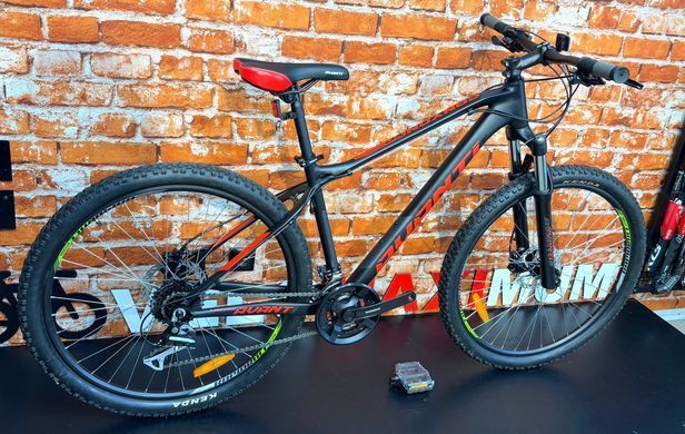 Велосипед Avanti CANYON 27.5 ER, Черно-красный, 19" (170-185 см)