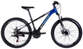 Велосипед 26'' Space PHAETON DD FR 2026, Чорно-синій, 13" (135-155 см)