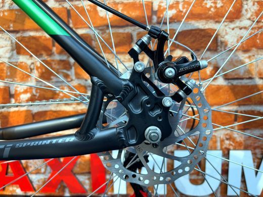 Велосипед Avanti SPRINTER 29" ER, Чорно-зелений, 21" (185-200 см)