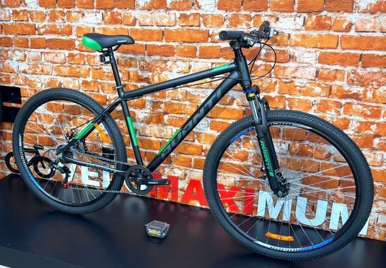 Велосипед Avanti SPRINTER 29" ER, Чорно-зелений, 21" (185-200 см)
