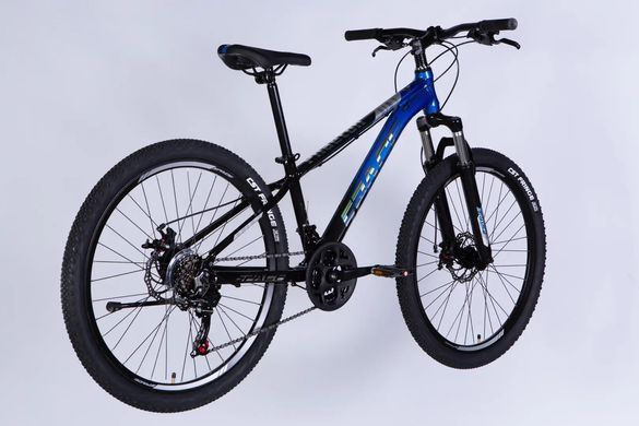 Велосипед 26'' Space PHAETON DD FR 2026, Чорно-синій, 13" (135-155 см)