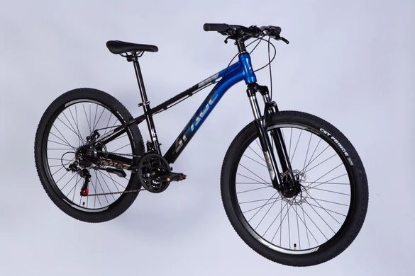 Велосипед 26'' Space PHAETON DD FR 2026, Чорно-синій, 13" (135-155 см)