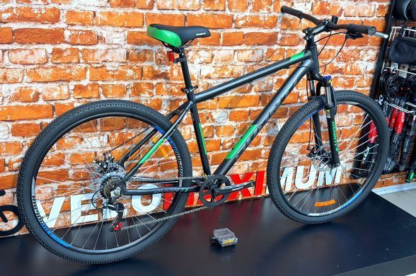 Велосипед Avanti SPRINTER 29" ER, Чорно-зелений, 21" (185-200 см)