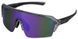 Детские очки R2 HYPE grey, black (crystal, shiny), линза brown (purple chrome) PC, кат. 3