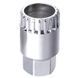 Съемник каретки Kenli KL-9706B, под ключ, серебристый