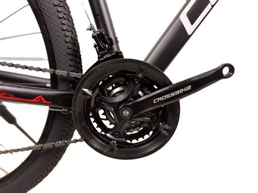 Велосипед 29" Crossbike Compass 2026, Чорно-червоний, 20" (175-190 см)