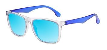 Очки Relax Alburry crystal shiny, линза smoke (TAC 1,1mm Polarized), ice blue revo, кат. 3