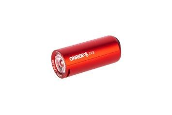 Велосипедная фара ONRIDE Cub красный (200 lm, 700 mAh, Type-C), алюминиевая