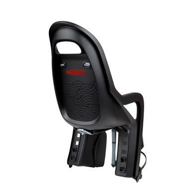 Детское кресло заднее POLISPORT Groovy Maxi FF на подседельную трубу, 26"-28", 9-22 кг, черное