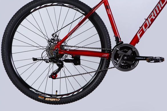 Велосипед 29" Formula MOTION DD FR 2026, Бордовий, 19" (175-188 см)