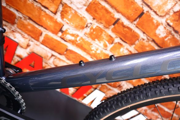 Велосипед CYCLONE GSX (2024), Сірий, 54