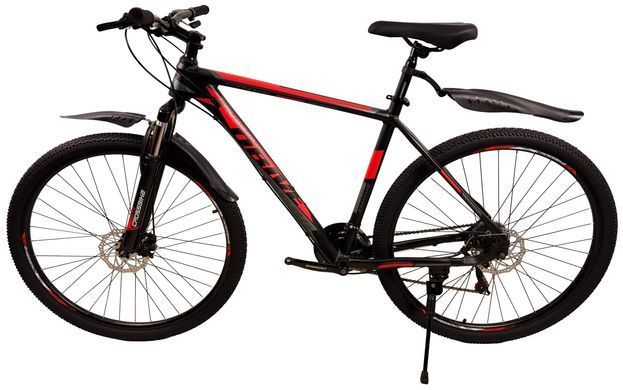 Велосипед 29" Crossbike Drive 2026, Черно-красный, 19" (172-188 см)