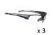 Спецгруппа! Очки ONRIDE Lead 30 с линзами Photochromic clear to grey (84-25%) кат. 0-2 черный (3шт)