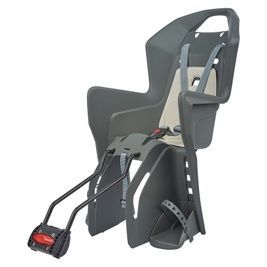 Детское кресло заднее POLISPORT Koolah FF 29" на подседельную трубу, 26"-29", 9-22 кг, серое