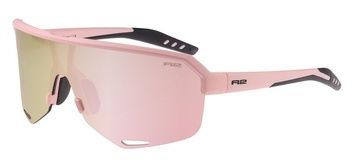Окуляри R2 FLUKE pink-powder (PC), лінза brown, покриття rose gold full revo, кат. 2