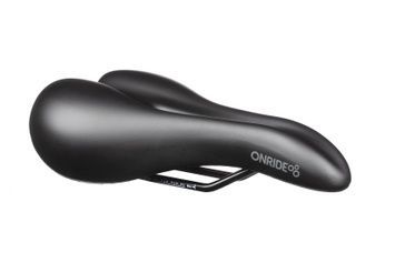 Седло ONRIDE Seat, Double Density, стальные рамки, 274x178 мм, черный