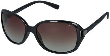 Окуляри Relax Selene black shiny, лінза smoke grady (TAC 1,0mm Polarized), кат. 3