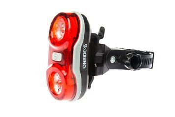 Заднє світло ONRIDE Pulsar (2xAAA в комплекті), пластикове