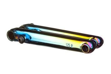 Комплект шатунів Kenli KL-8800S-E 175 для BMX, Cr-Mo, під 19мм*48Т, право та лівосторонні, райдужний