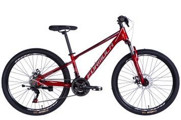 Велосипед 26" Formula MOTION DD FR 2026, Червоний, 13" (135-150 см)