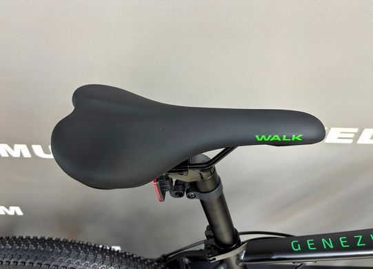Велосипед 29" WALK Genezis (2*8) 2026, Чорно-зелений, 19" (175-190 см)