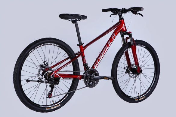 Велосипед 26" Formula MOTION DD FR 2026, Червоний, 13" (135-150 см)