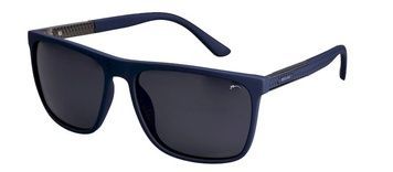 Очки Relax Max rubber blue navy rubber, линза smoke (TAC 1,0mm Polarized), light flash, кат. 3