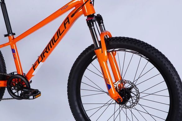 Велосипед 24" Formula THOR DD CS 2026, Помаранчевий, 12" (125-145 см)
