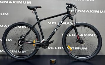 Велосипед 29" WALK Genezis (2*8) 2026, Чорно-червоний, 21" (185-200 см)