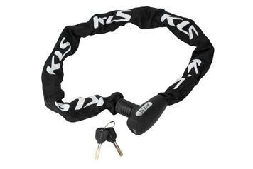 Замок ланцюговий під ключ KLS Chainlock 10 чорний 10x1000 мм