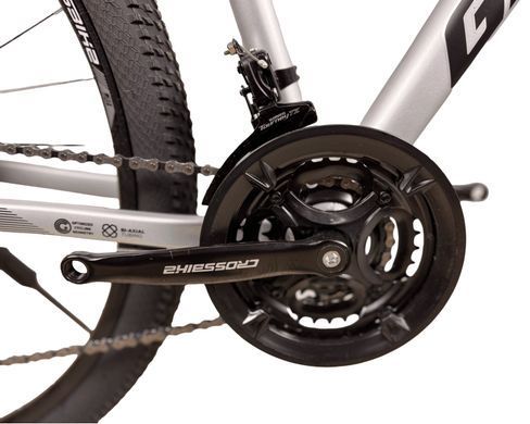 Велосипед 29" Crossbike Genesis 2026, Чорно-сірий, 19" (172-188 см)