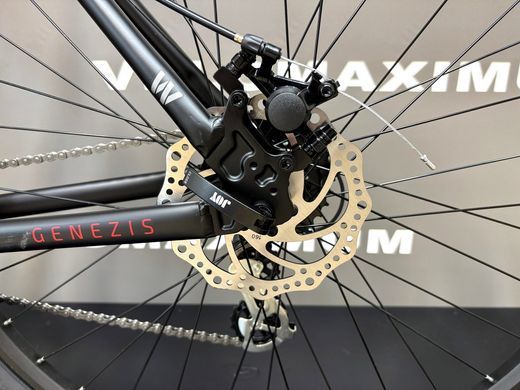 Велосипед 29" WALK Genezis (2*8) 2026, Чорно-червоний, 21" (185-200 см)