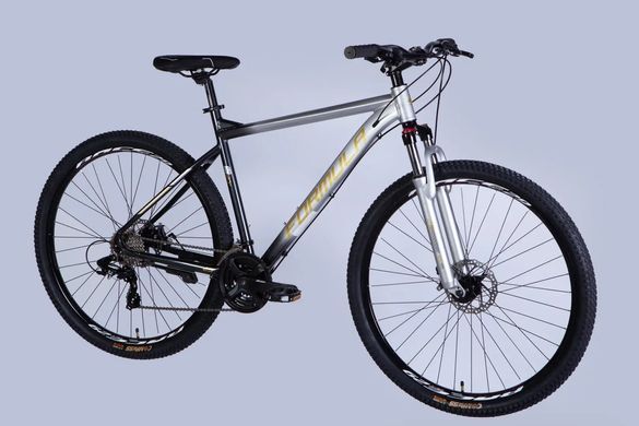 Велосипед 29" Formula F-1 DD CS 2026, Чорно-сірий, 21" (185-200 см)