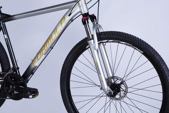 Велосипед 29" Formula F-1 DD CS 2026, Чорно-сірий, 21" (185-200 см)